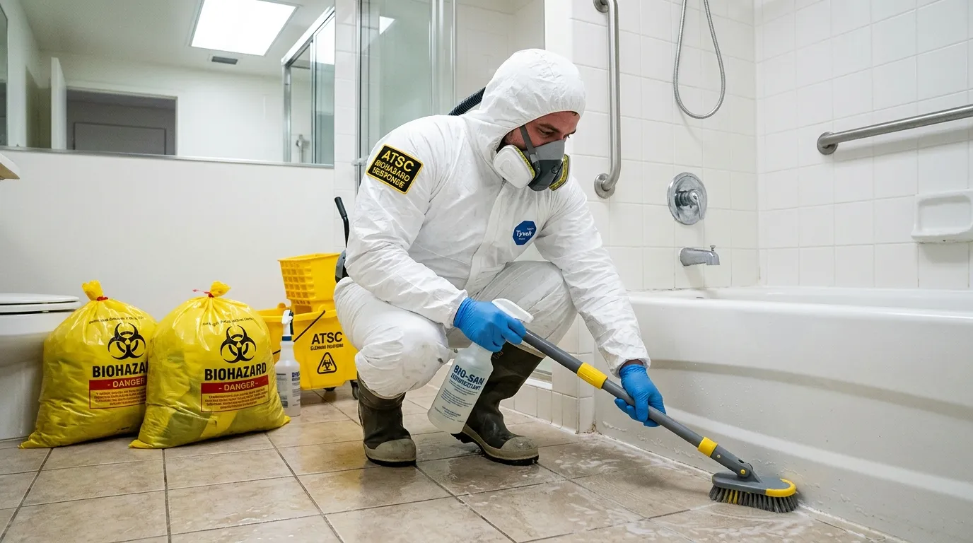 Decontamination equipment deployed for Blood Cleanup in Forest Lake